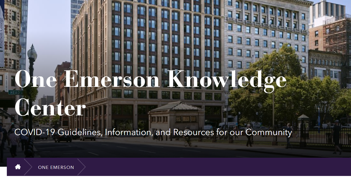 One Emerson Knowledge Center website